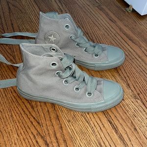 Too big but kept bc I loved the color.. a muted grey/green.